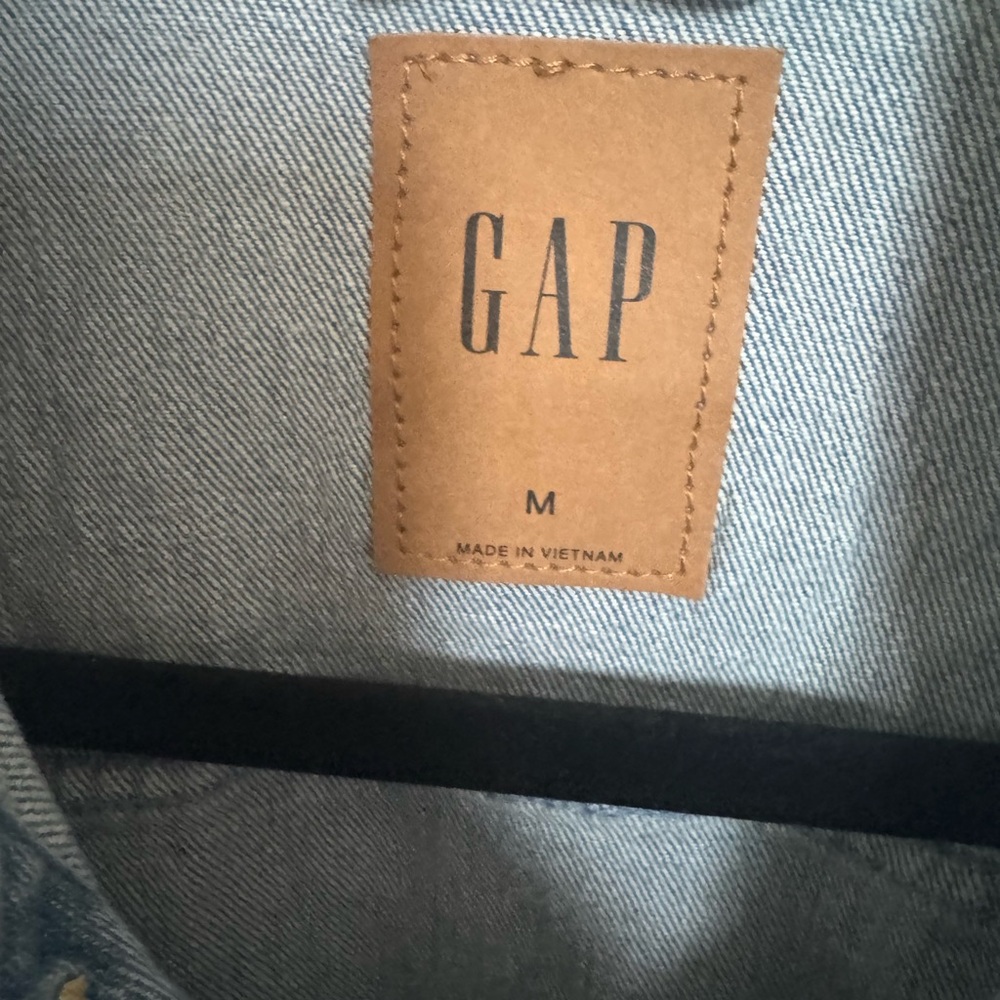 GAP Light Blue Icon Denim Jacket - Picture 4 of 6